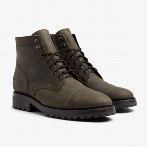 Thursday Boots Captain StormKing® Veterlaarzen Heren Donkerolijfgroen | VDB3554VF