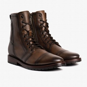 Thursday Boots Casa Moto Veterlaarzen Heren Chocola | MTQ4335GX