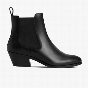 Thursday Boots Duchess Bootie Chelsea Laarzen Dames Zwart | LZW892LH