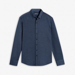 Thursday Boots Everyday Button-Down Overhemd Heren Blauw | ARF518ZM