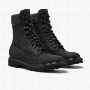 Thursday Boots Explorer Veterlaarzen Heren Zwart | KPD3429VZ