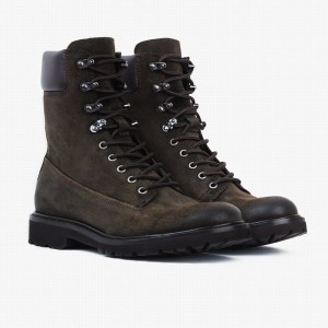 Thursday Boots Explorer Veterlaarzen Heren Donkerolijfgroen | PDH6477HE