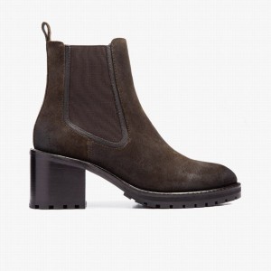 Thursday Boots Knockout Chelsea Laarzen Dames Donkerolijfgroen | ABE5435UM