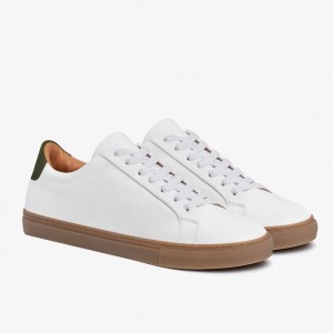 Thursday Boots Legacy Lage Sneakers Heren Wit Groen | IRM9464YF