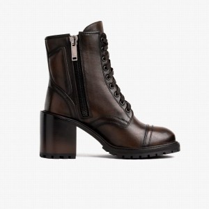 Thursday Boots Rebel Veterlaarzen Dames Zwart Koffie | BVI8478PJ