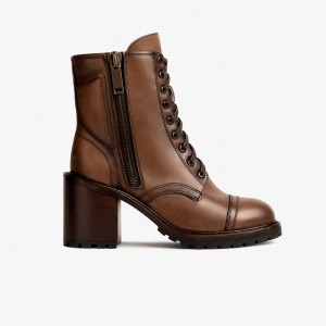 Thursday Boots Rebel Veterlaarzen Dames Bruin | OUX5988LN