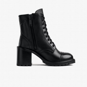 Thursday Boots Rebel Veterlaarzen Dames Zwart | ZRY8366ID