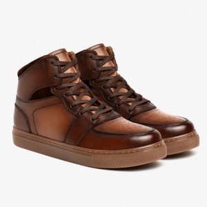 Thursday Boots Showtime Hoge Sneakers Heren Brandy | GSZ675SF