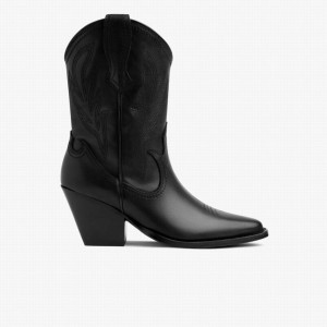 Thursday Boots Sierra Western Laarzen Dames Zwart | DJO4127QY