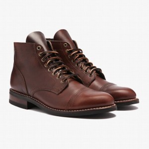 Thursday Boots Vanguard Veterlaarzen Heren Rood Bruin | KJD4263WB