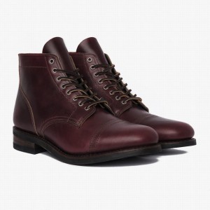 Thursday Boots Vanguard Veterlaarzen Heren Rood Bruin | HCS5793TV