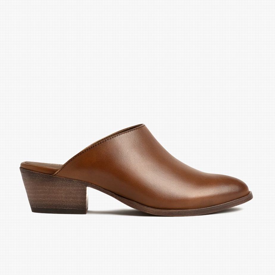 Thursday Boots Breeze Mules Dames Brandy | MCI8416DF