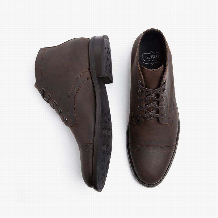 Thursday Boots Cadet Chukka Laarzen Heren Bruin | QJF4110EM