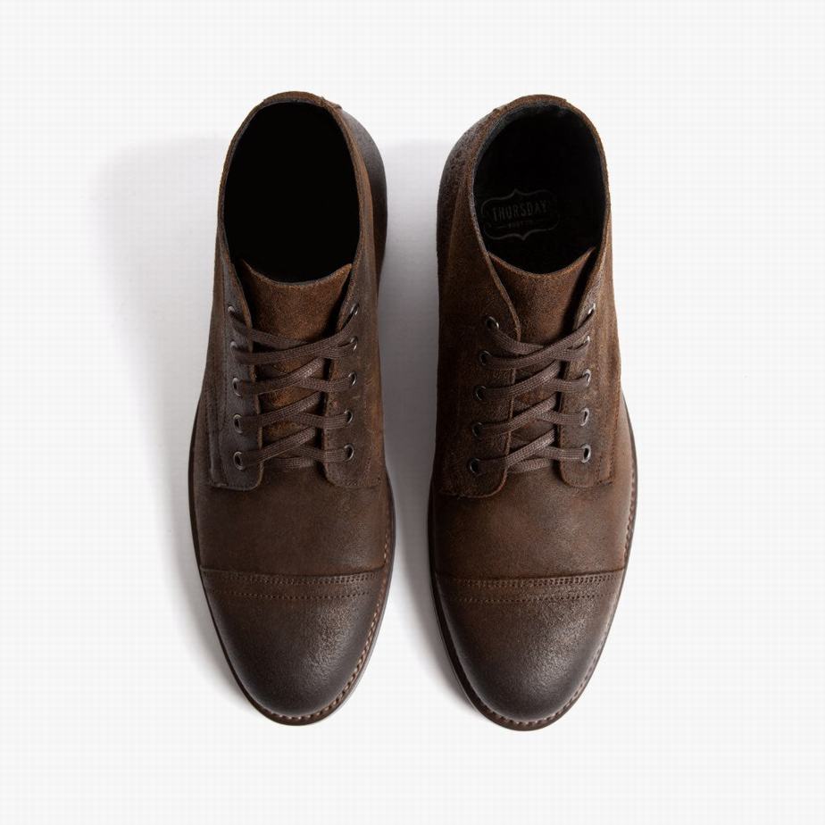 Thursday Boots Cadet Chukka Laarzen Heren Mocha | MPW8090WV