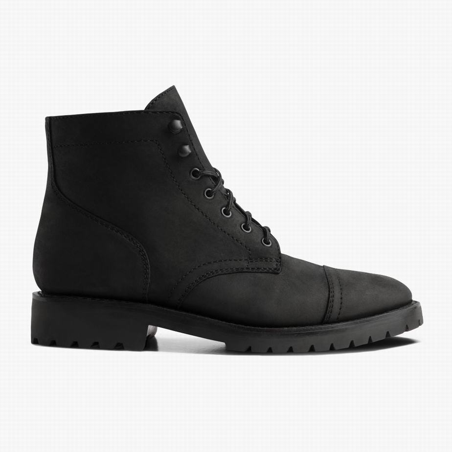 Thursday Boots Captain StormKing® Veterlaarzen Heren Zwart | XQK7438JV