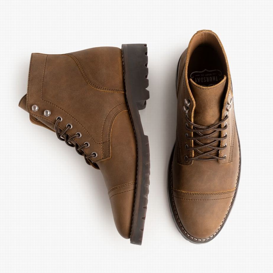 Thursday Boots Captain StormKing® Veterlaarzen Heren Bruin | EMY144UZ