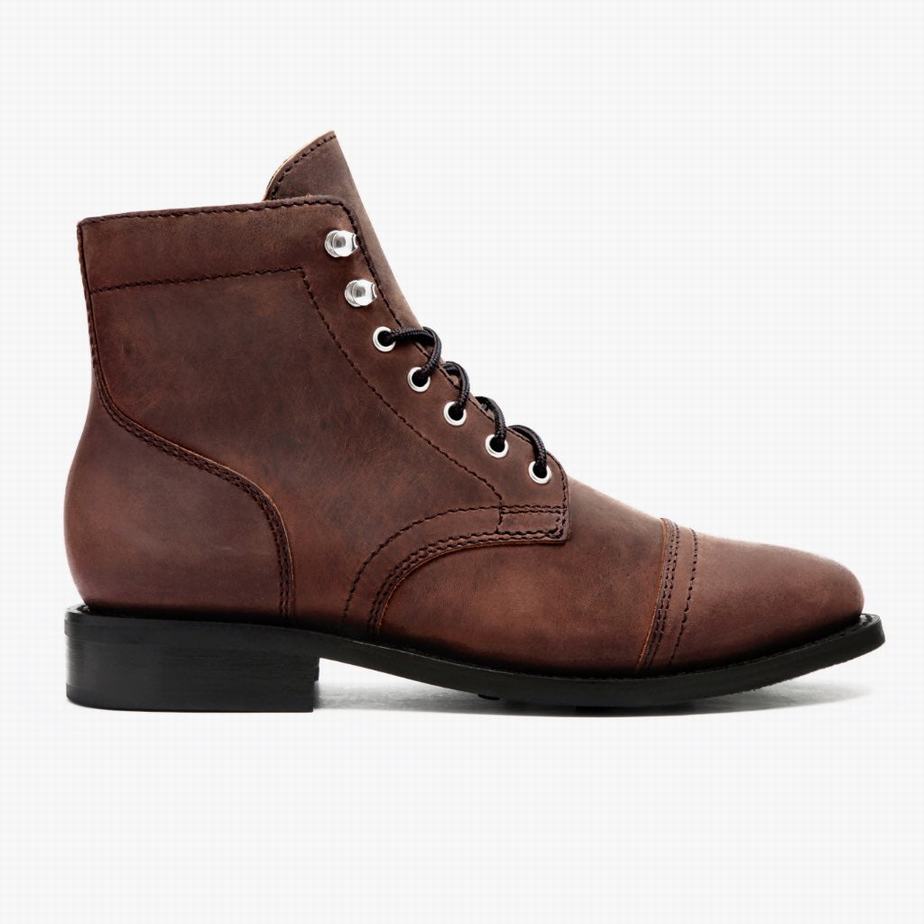 Thursday Boots Captain Veterlaarzen Dames Bruin | HHL911FE