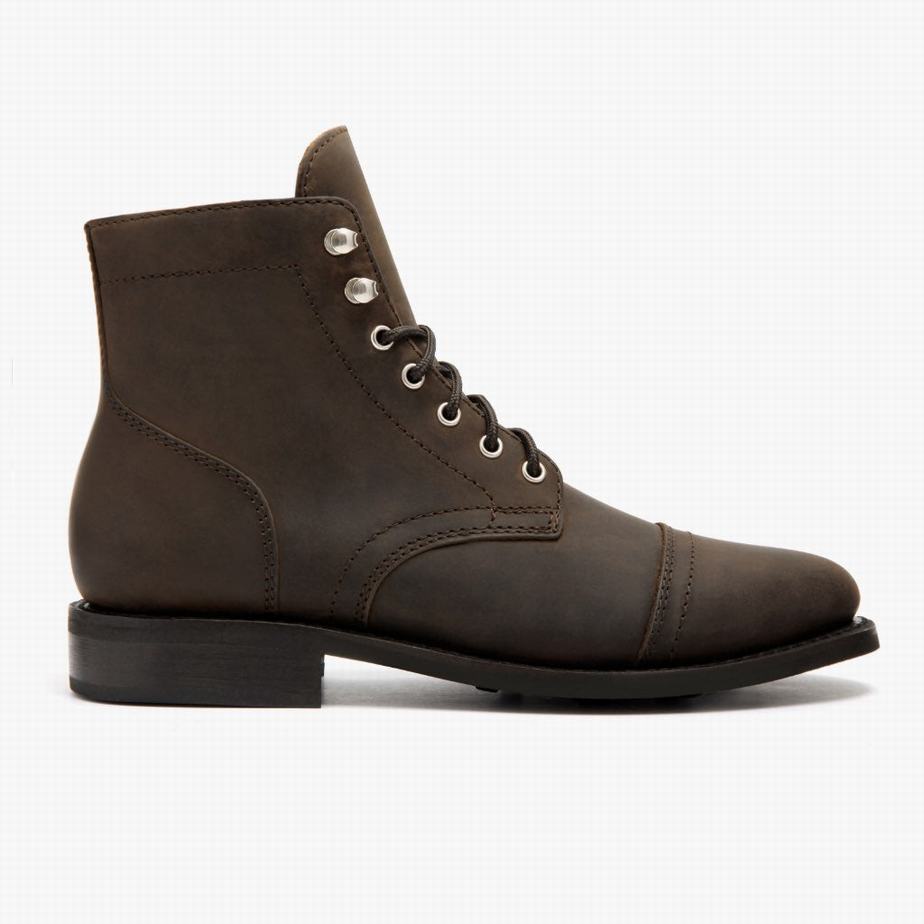 Thursday Boots Captain Veterlaarzen Dames Bruin | HNR6912TK