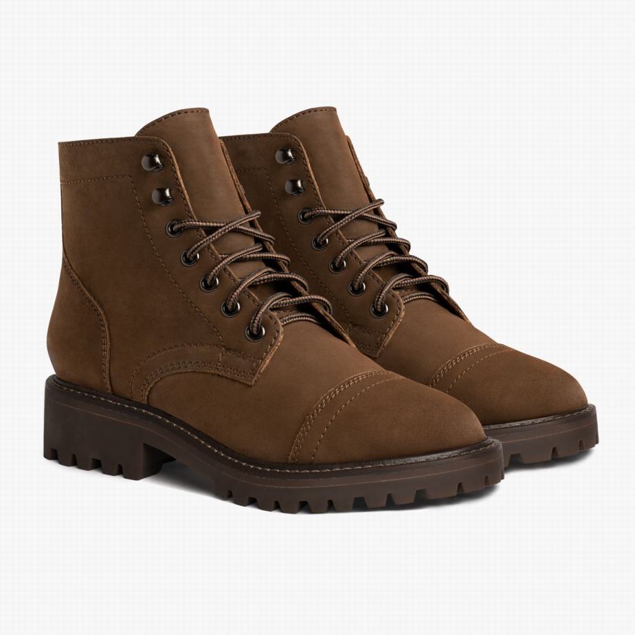 Thursday Boots Captain Veterlaarzen Dames Bruin | DAJ7996XF