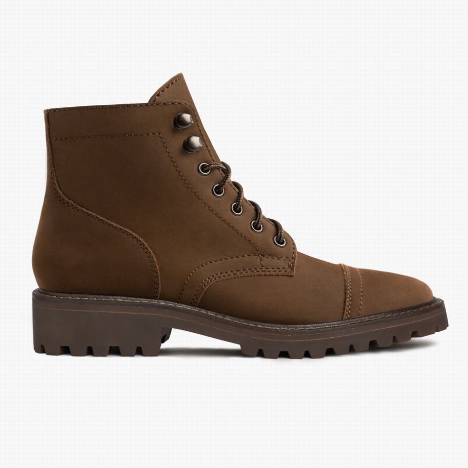 Thursday Boots Captain Veterlaarzen Dames Bruin | DAJ7996XF