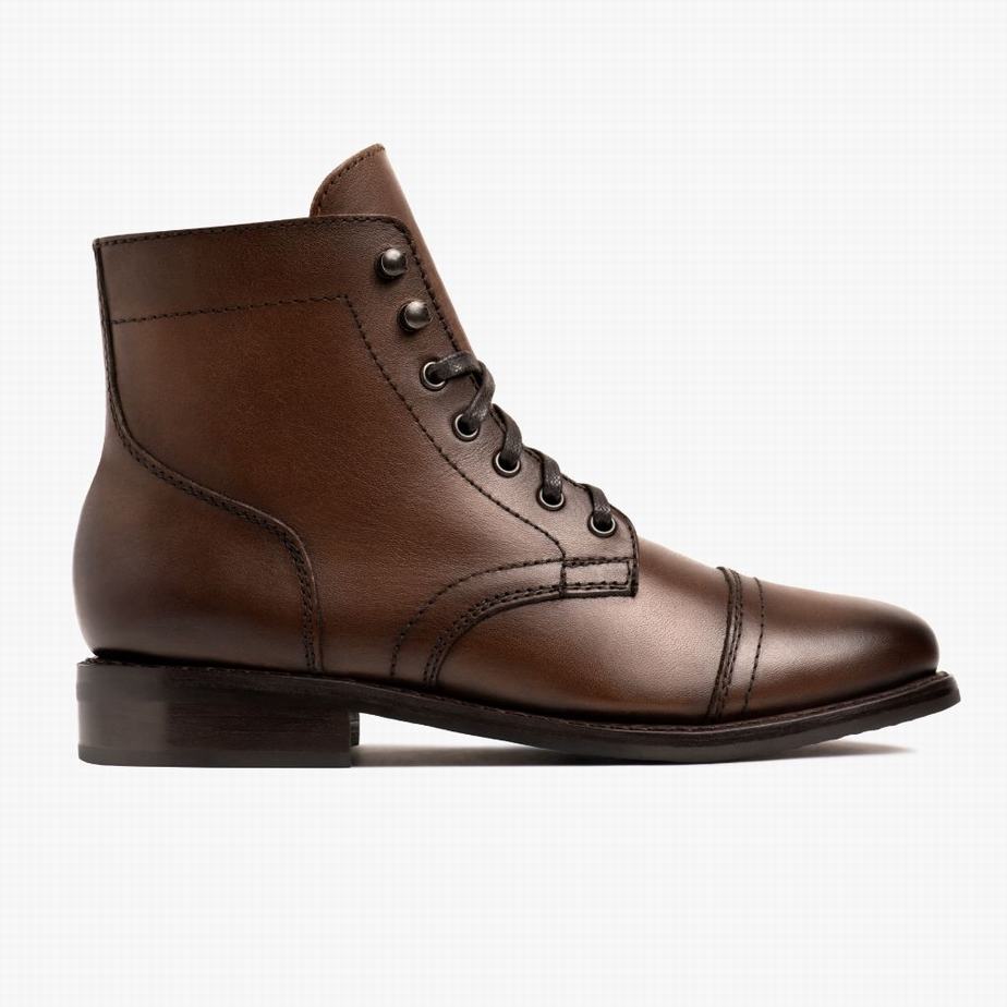 Thursday Boots Captain Veterlaarzen Dames Walnut | OMF2361YP