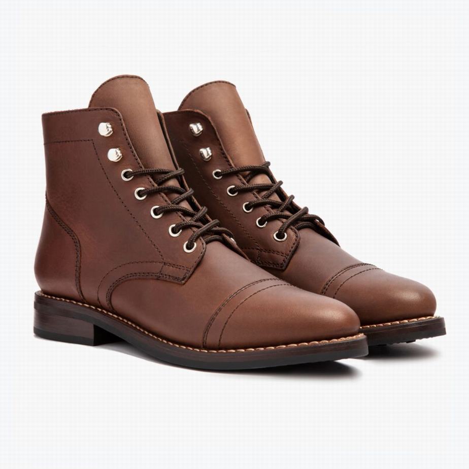 Thursday Boots Captain Veterlaarzen Dames Bruin | AXG1810RH