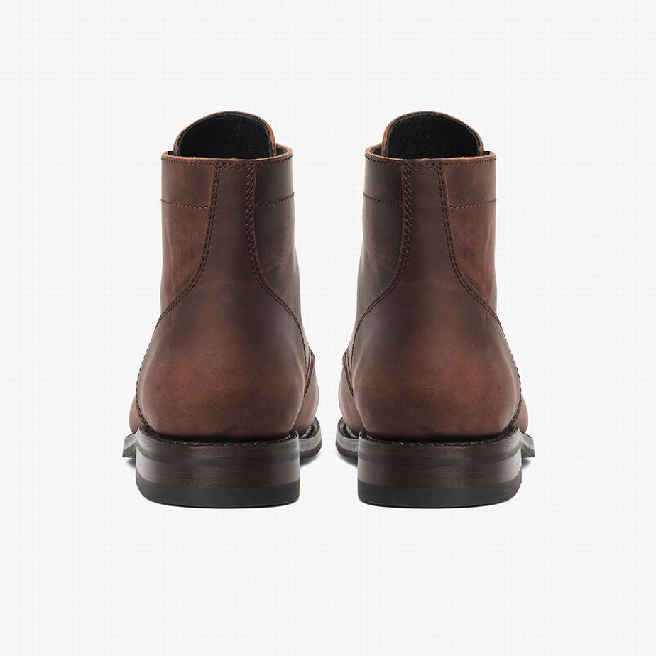 Thursday Boots Captain Veterlaarzen Heren Chocola | OWQ2853SW