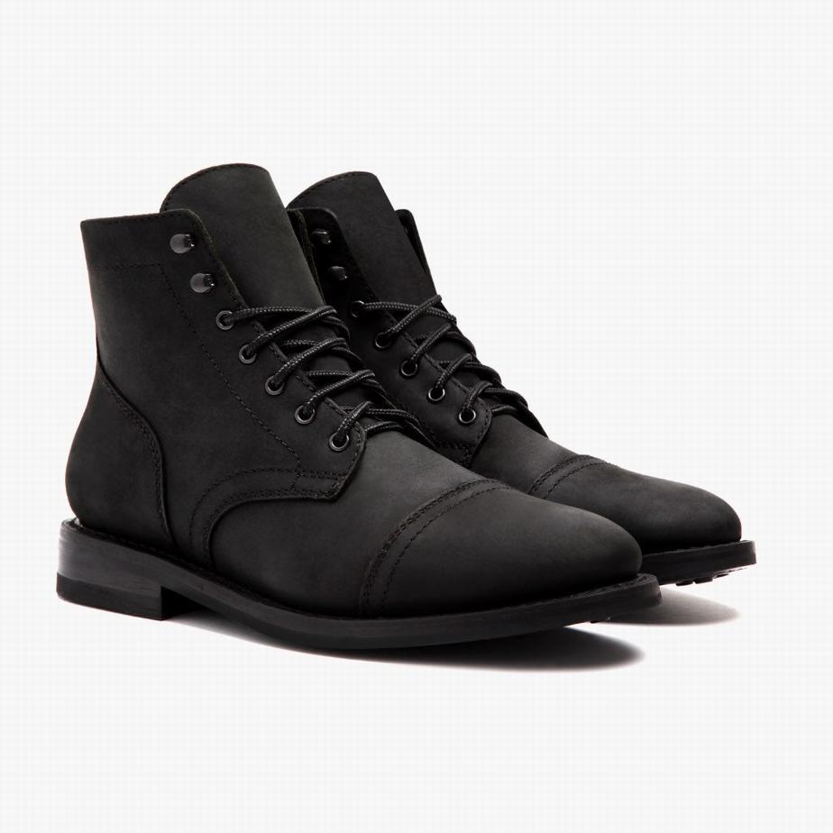 Thursday Boots Captain Veterlaarzen Heren Zwart | EEM844UX