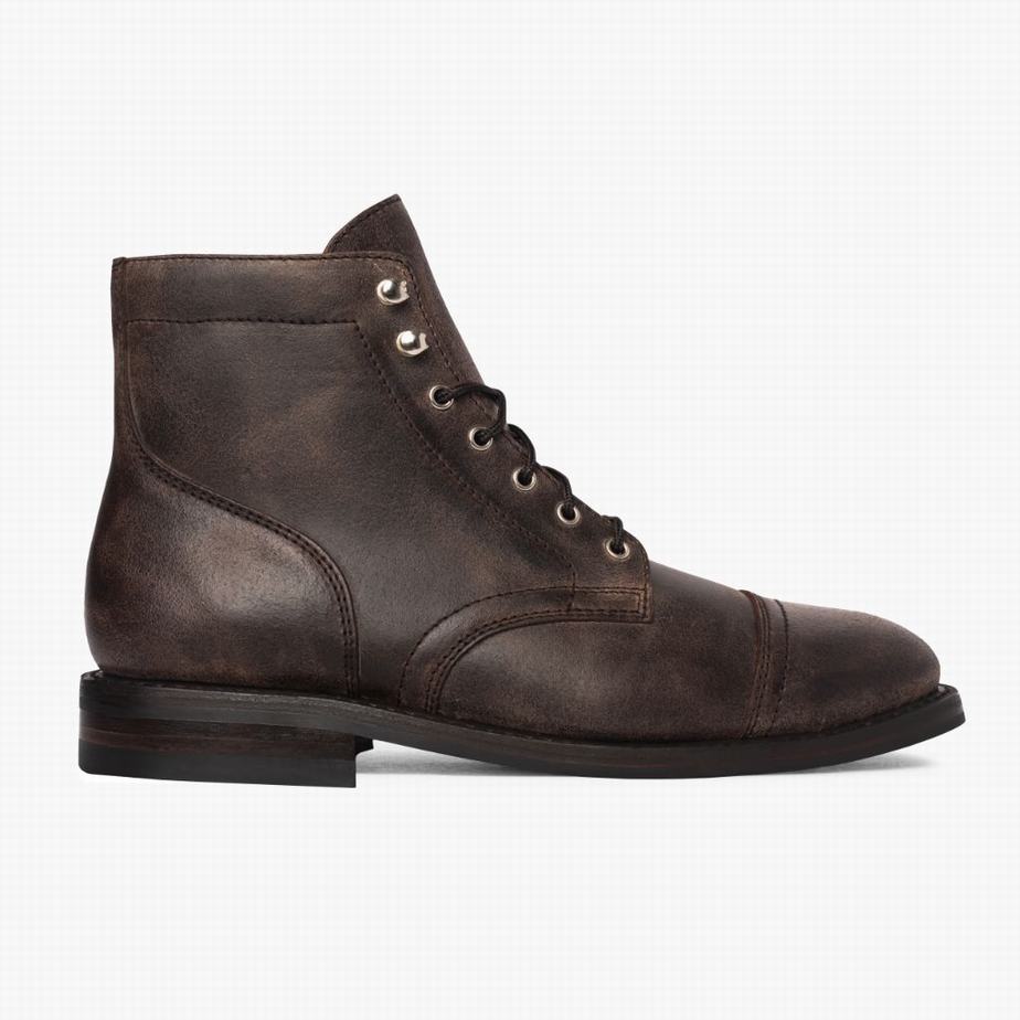 Thursday Boots Captain Veterlaarzen Heren Koffie | UBZ4467IU