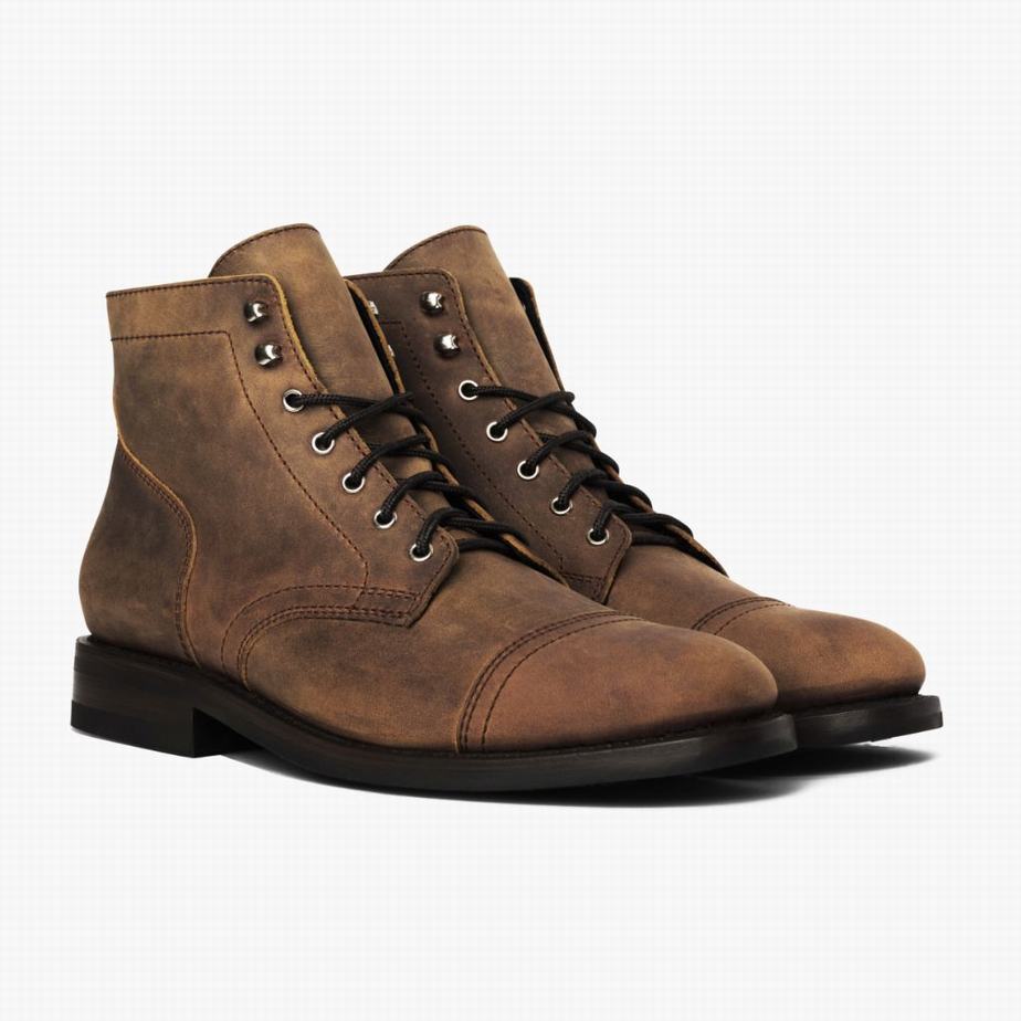 Thursday Boots Captain Veterlaarzen Heren Bruin | IZM318VB