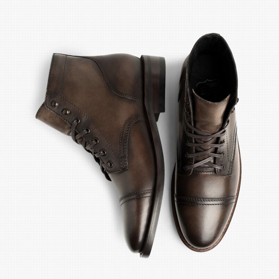 Thursday Boots Captain Veterlaarzen Heren Koffie | TBW5899ZR