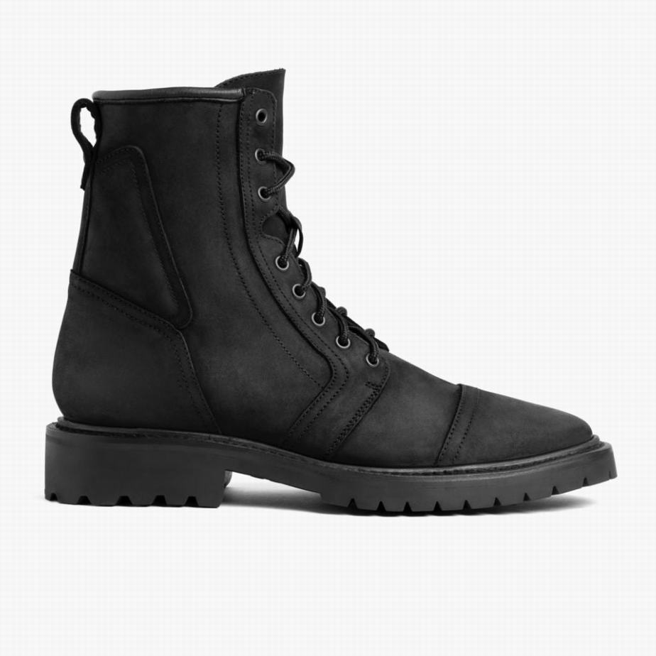 Thursday Boots Casa Moto Veterlaarzen Heren Zwart | WLO2891BY