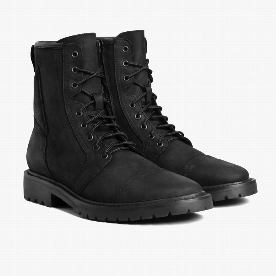 Thursday Boots Casa Moto Veterlaarzen Heren Zwart | WLO2891BY