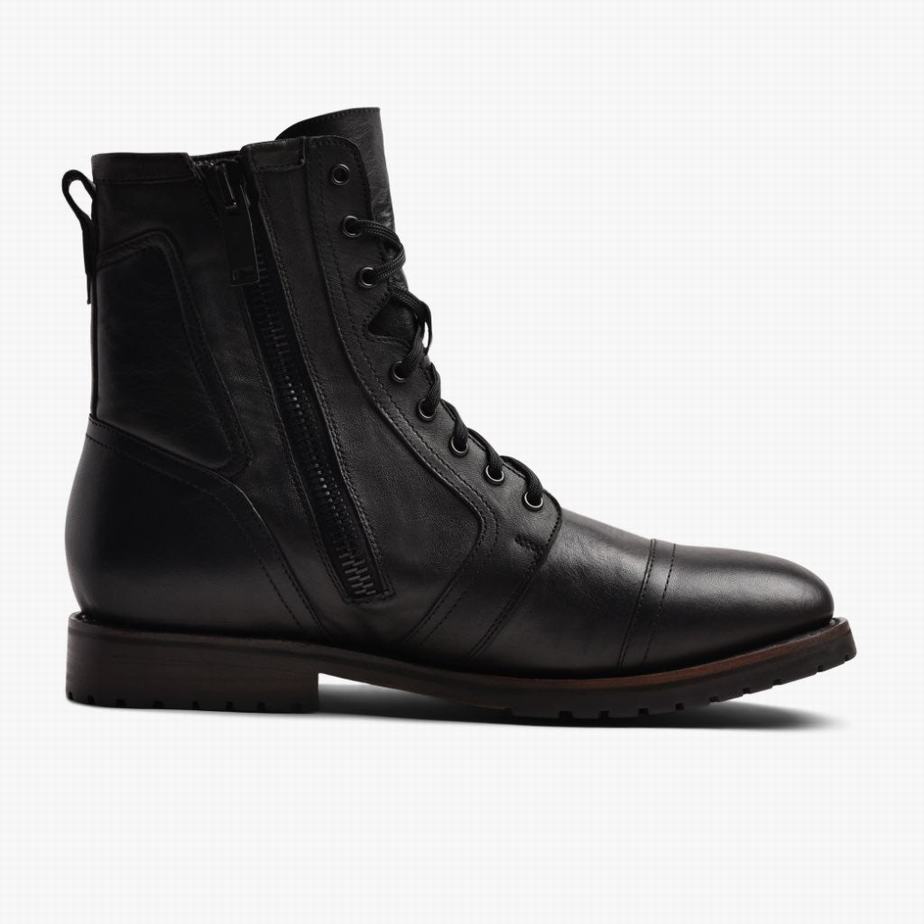 Thursday Boots Casa Moto Veterlaarzen Heren Zwart | UIF746BI