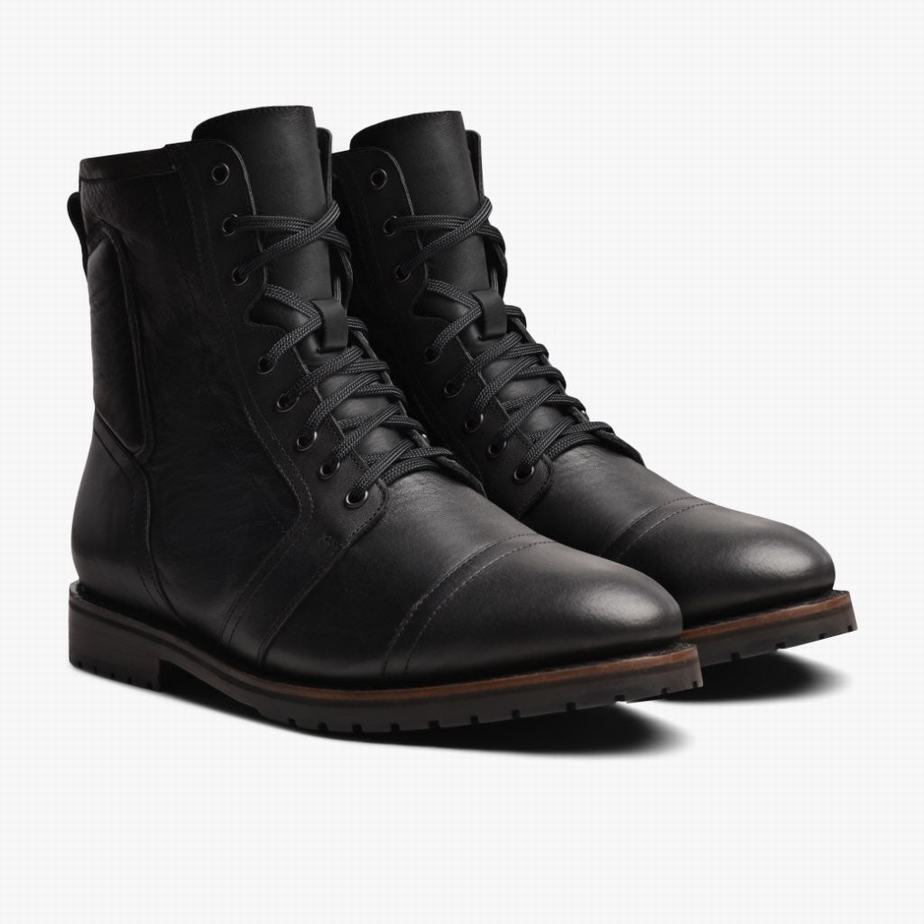 Thursday Boots Casa Moto Veterlaarzen Heren Zwart | UIF746BI