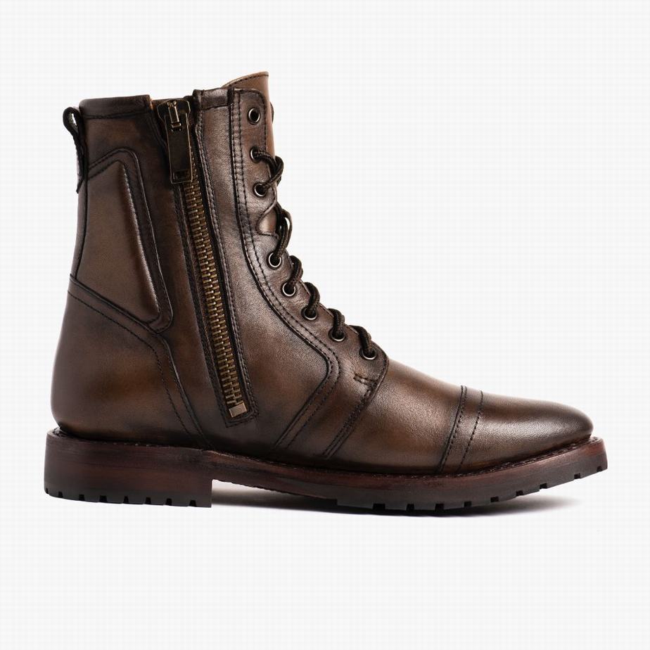 Thursday Boots Casa Moto Veterlaarzen Heren Chocola | MTQ4335GX