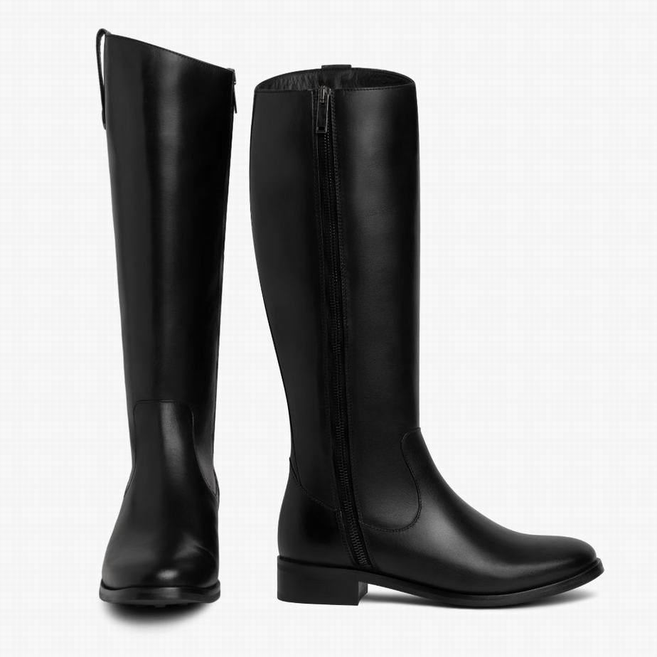 Thursday Boots Crown Rijlaarzen Dames Zwart | EYX9821DB