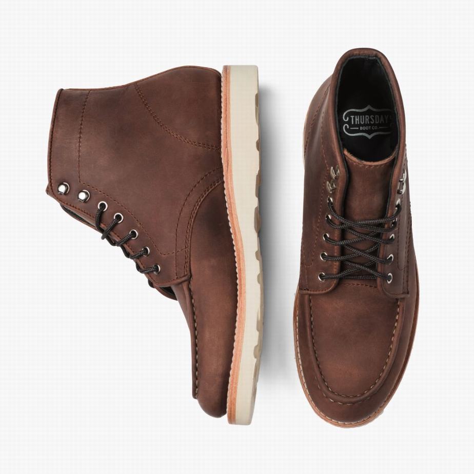 Thursday Boots Diplomat Veterlaarzen Heren Chocola | KAG8212EA