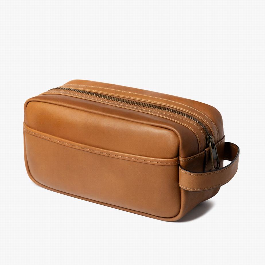 Thursday Boots Dopp Kit Toilettas Heren Toffee | BEN3965HY