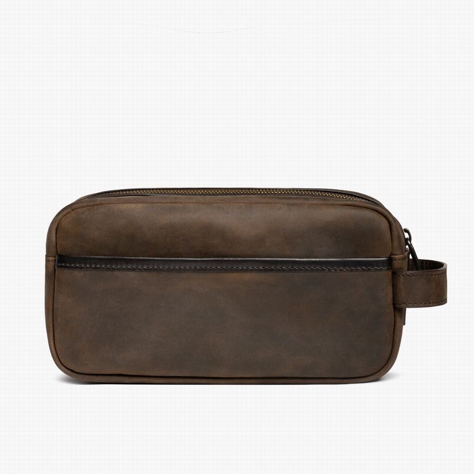 Thursday Boots Dopp Kit Toilettas Heren Bruin | HHY1429SR