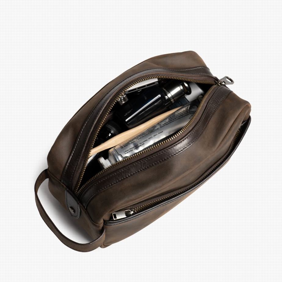 Thursday Boots Dopp Kit Toilettas Heren Bruin | HHY1429SR