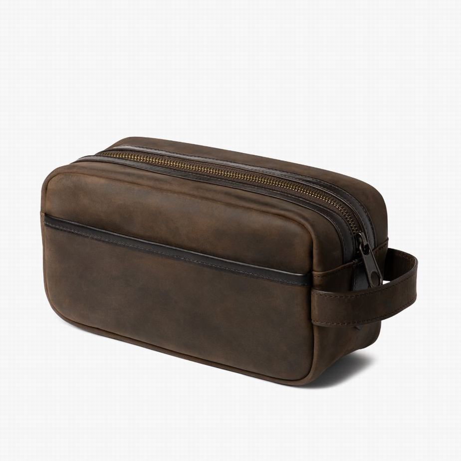 Thursday Boots Dopp Kit Toilettas Heren Bruin | HHY1429SR