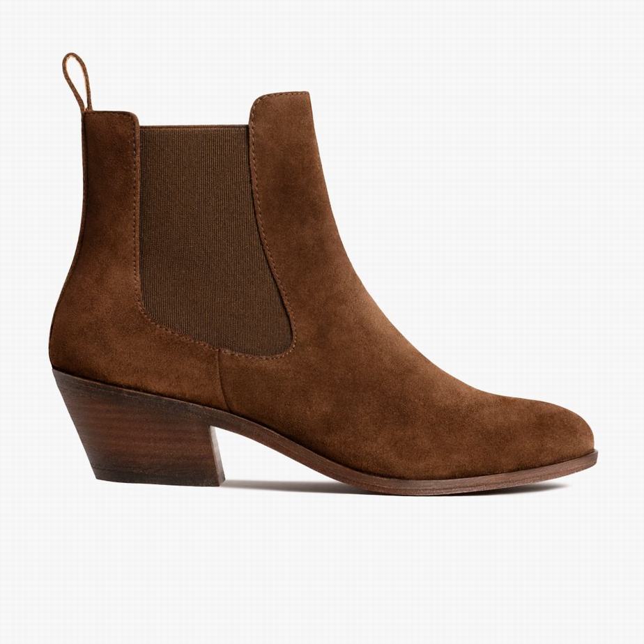 Thursday Boots Duchess Bootie Chelsea Laarzen Dames Chocola | NEO9365IZ