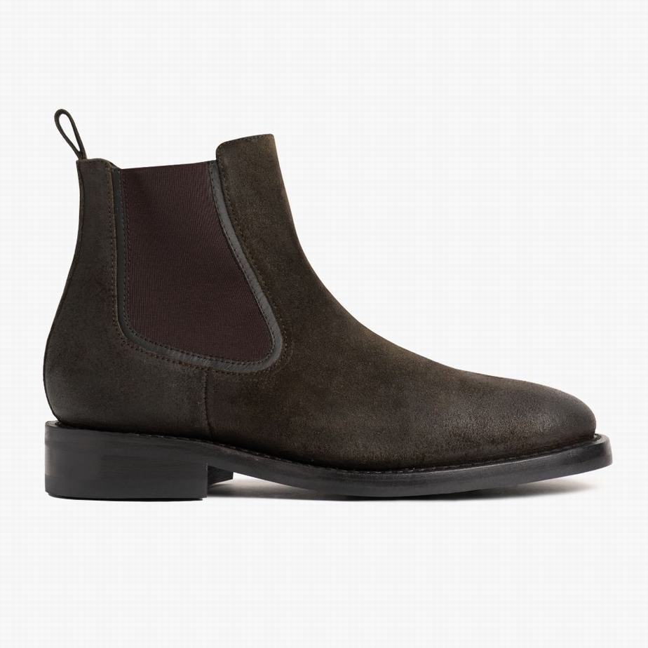 Thursday Boots Duke Chelsea Laarzen Heren Donkerolijfgroen | UHX7471CL