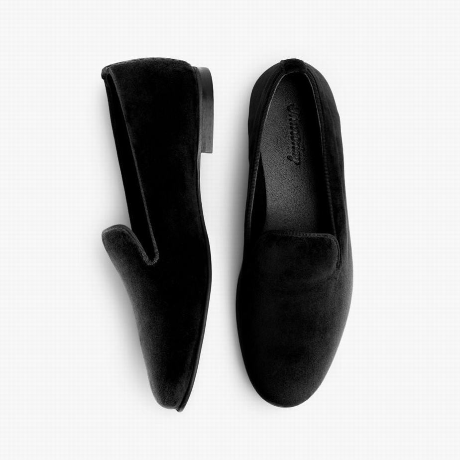 Thursday Boots Eden Loafers Dames Zwart | IWH1464TG