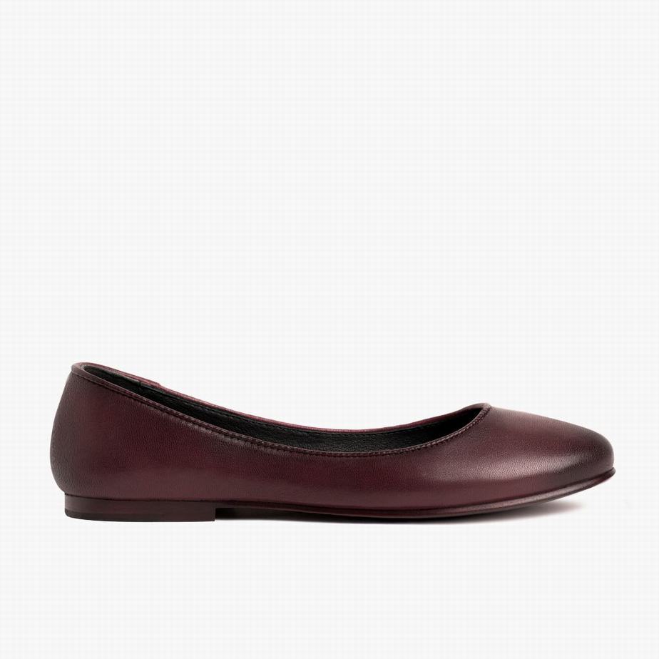 Thursday Boots Feliz Ballerinas Dames Bordeaux | SWJ3692BB