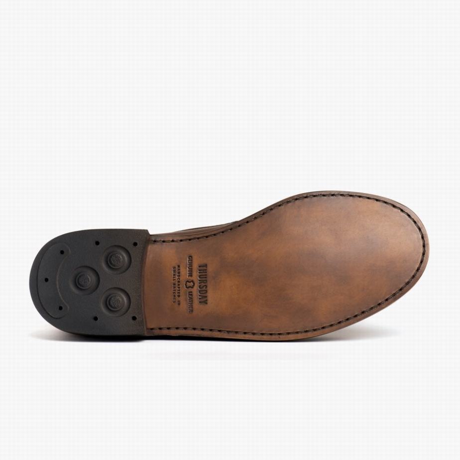 Thursday Boots Handsewn Loafers Heren Chocola | DBX84100WM