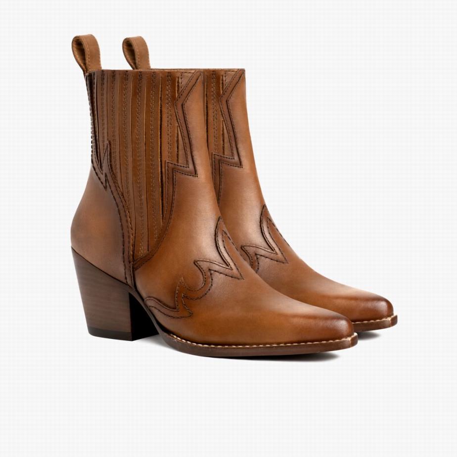 Thursday Boots Icon Chelsea Laarzen Dames Bruin | SZC4849NL