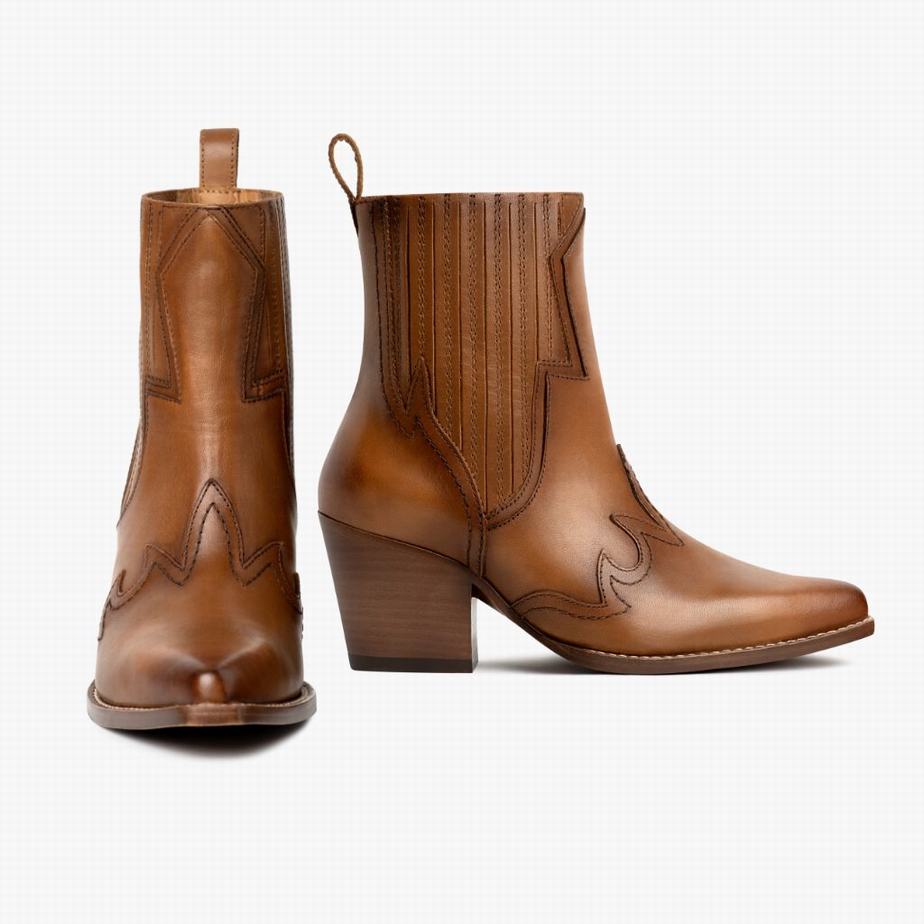 Thursday Boots Icon Chelsea Laarzen Dames Bruin | SZC4849NL