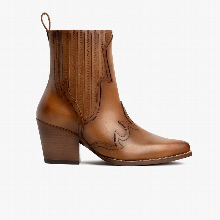 Thursday Boots Icon Chelsea Laarzen Dames Bruin | SZC4849NL